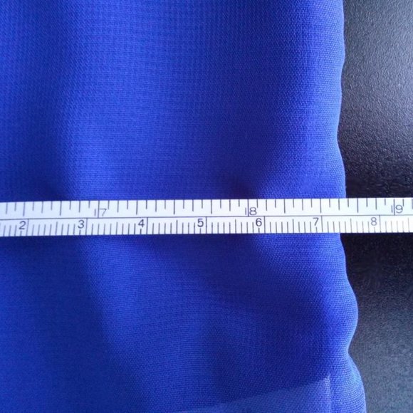 Women's Ricki's Sheer Blouse with Camisole, Blue, 6 - Picture 10 of 13